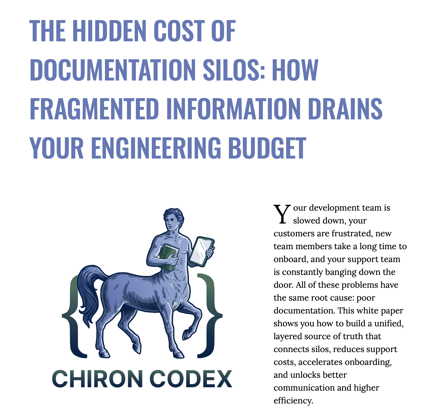 The Hidden Cost of Documentation Silos